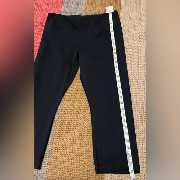 Under Armour Set of Two Black Leggings; one cropped, one full length. Women’s XL - Picture 6 of 13